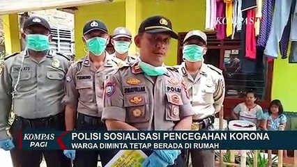 Tanpa Lelah, Ini Upaya Petugas Imbau Warga Soal Pencegahan Corona!