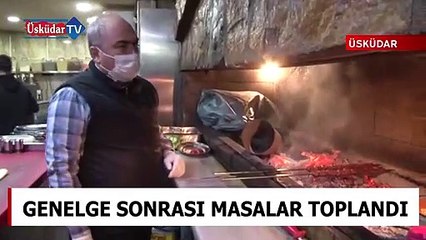 Lokantalar yayınlanan genelge sonrası masalarını topladı