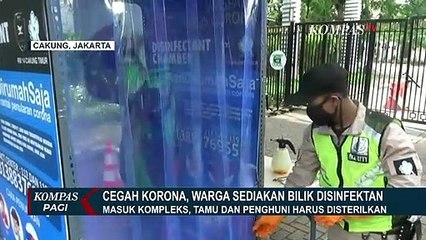 Perumahan ini Gunakan Bilik Disinfektan sebagai Upaya Sterilisasi dari Virus Corona