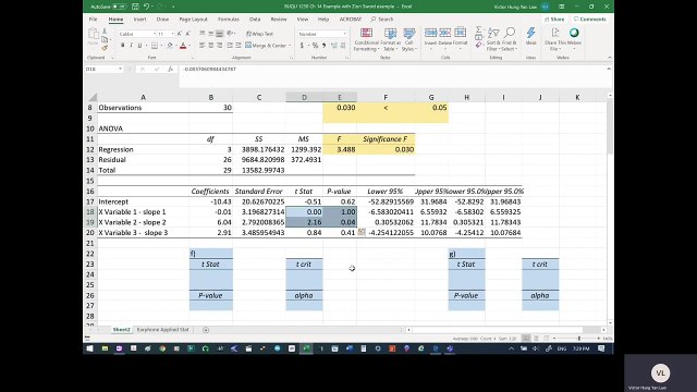 Multiple Regression 005