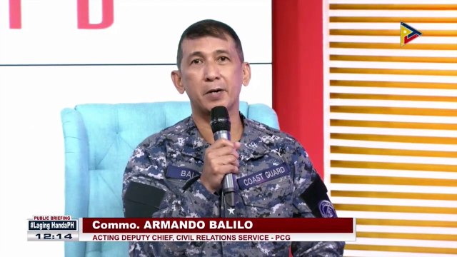 Paalala ni PCG Civil Relations Service Acting Deputy Chief Commo. Armando Balilo tungkol sa tulong ng PCG