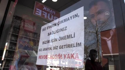 "Küçük esnaf"tan "evde kal" çağrısına destek - DÜZCE