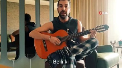 Genç şarkıcıdan, 'Önlem Al, Evde Kal' bestesi