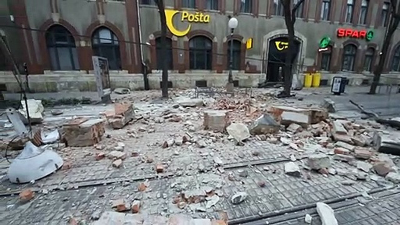 Erdbeben in Zagreb: Mindestens ein Toter und mehrere Verschüttete