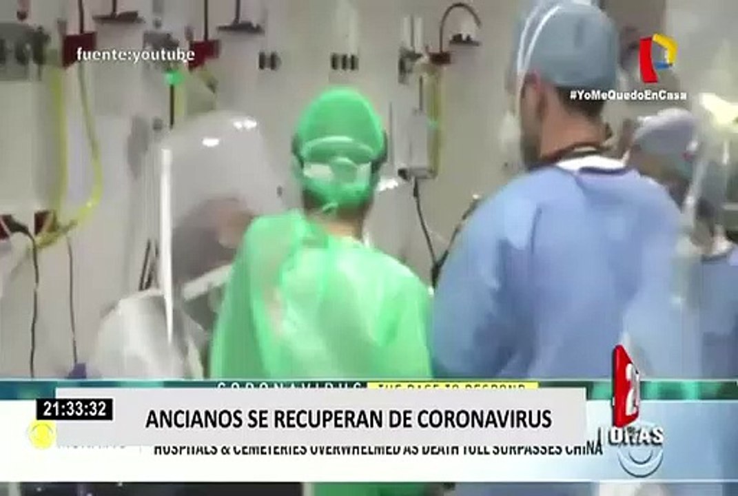 Ancianos se recuperan de coronavirus