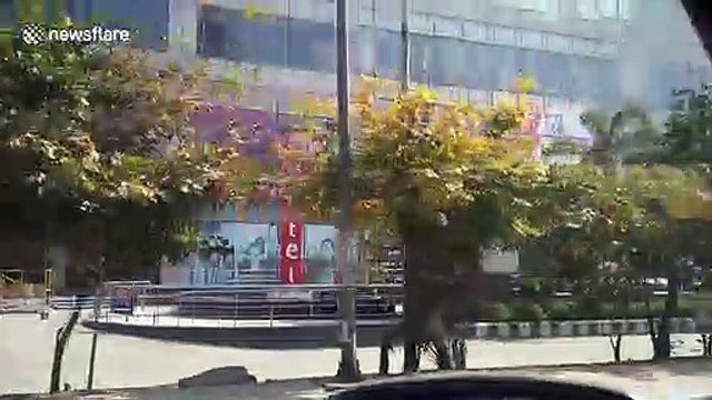 Streets of Indian capital deserted as country begins 14-hour coronavirus curfew