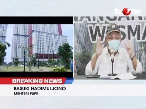 Rawat Pasien Corona, Menteri PUPR: Wisma Altlet Sudah Siap