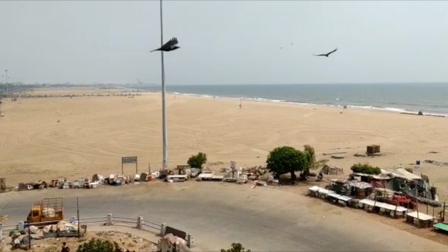 Janta Curfew in Chennai's hotspots- Kamaraj Nagar, Marina Beach & International Airport