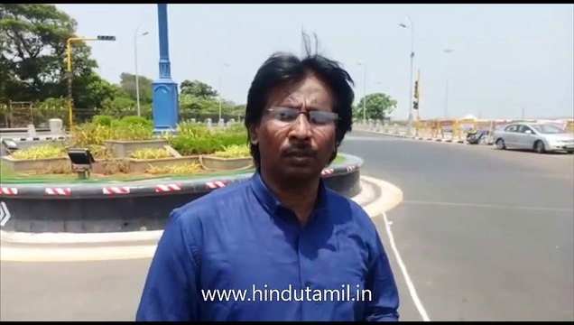 சென்னை நகர்வலம்: இடம்: காந்திசிலை! கரோனா முன்னெச்சரிக்கை: சுய ஊரடங்கு