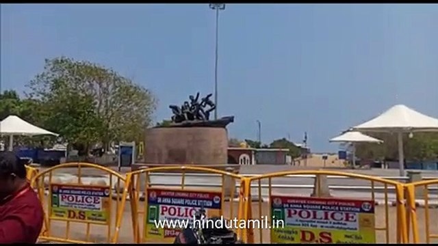 சென்னை நகர்வலம்: இடம்: நேப்பியர் பாலம்! கரோனா முன்னெச்சரிக்கை: சுய ஊரடங்கு