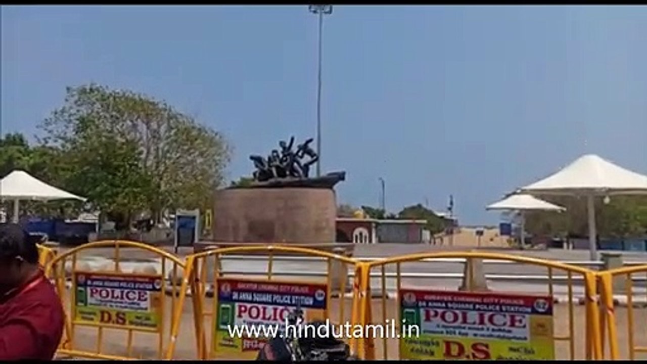 சென்னை நகர்வலம்: இடம்: நேப்பியர் பாலம்!  கரோனா...