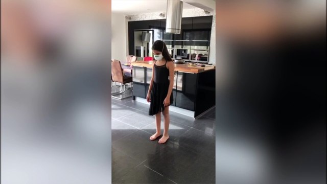 Ambre, onze ans, crée une chorégraphie contre la maladie