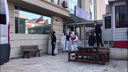 Hastanede 2 güvenlik personelini yaralayan zanlı, adliyeye sevk edildi - İSTANBUL