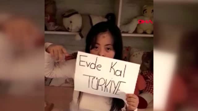 DOWN SENDROMLU 'ÖZEL ÇOCUKLARDAN' 'EVDE KAL? ÇAĞRISI