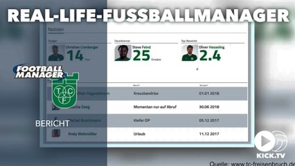 Du bestimmst die Aufstellung: Der TC Freisenbruch wird zum Fußball-Manager im Real-Life