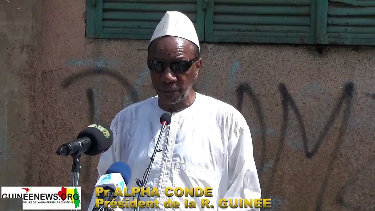 Double scrutin du 22 mars : voici le discours intégral du président de la République Alpha Condé