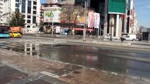 Koronavirüs sebebi ile Başkent’te sokaklar boş kaldı