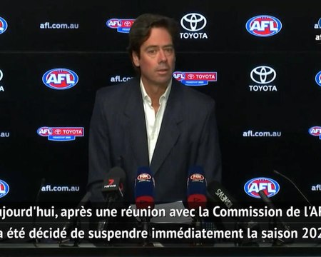 Coronavirus - La saison de football australien suspendue !