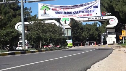 Gaziantep'te mesire alanları boş kaldı