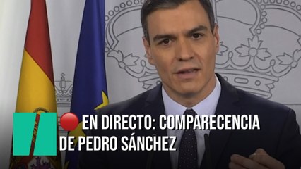EN DIRECTO: Comparecencia de Pedro Sánchez tras prolongar el estado de alarma