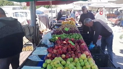 Pazarcılar sebze-meyveyi seçtirmedi