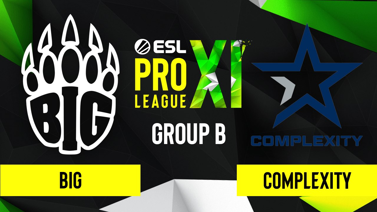 CSGO - BIG vs. Complexity Gaming [Mirage] Map 1 - ESL Pro League Season 11 - Group B