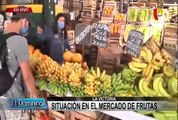 Coronavirus en Perú: precios de alimentos se mantienen en Mercado de Frutas