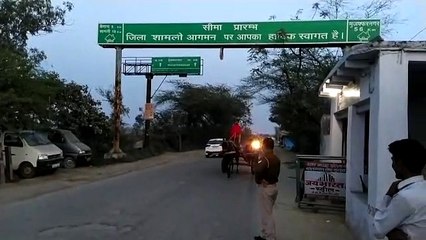 शामली: यूपी हरियाणा बॉर्डर पर भी दिखा जनता कर्फ्यू का असर