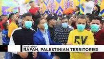 Palestinians in Gaza celebrate a dancing wedding despite coronavirus