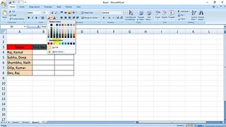 MS Excel Tutorials - How To use Flash Fill in MS Excel - How Data Fill using Flash Fill in MS Excel