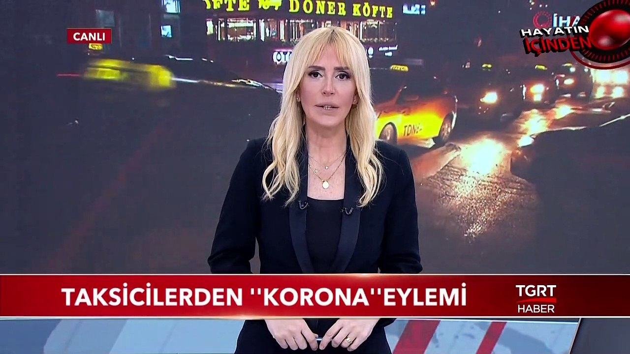 Taksicilerden Korona Eylemi