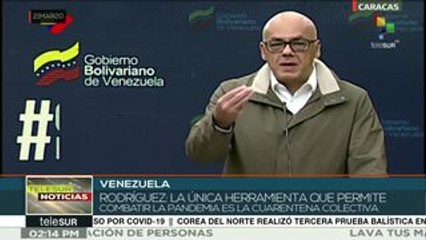 Venezuela: Gob. insta a la población a cumplir la cuarentena social