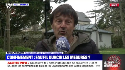Coronavirus: Nicolas Hulot espère "qu'on tirera des enseignements de cette situation"