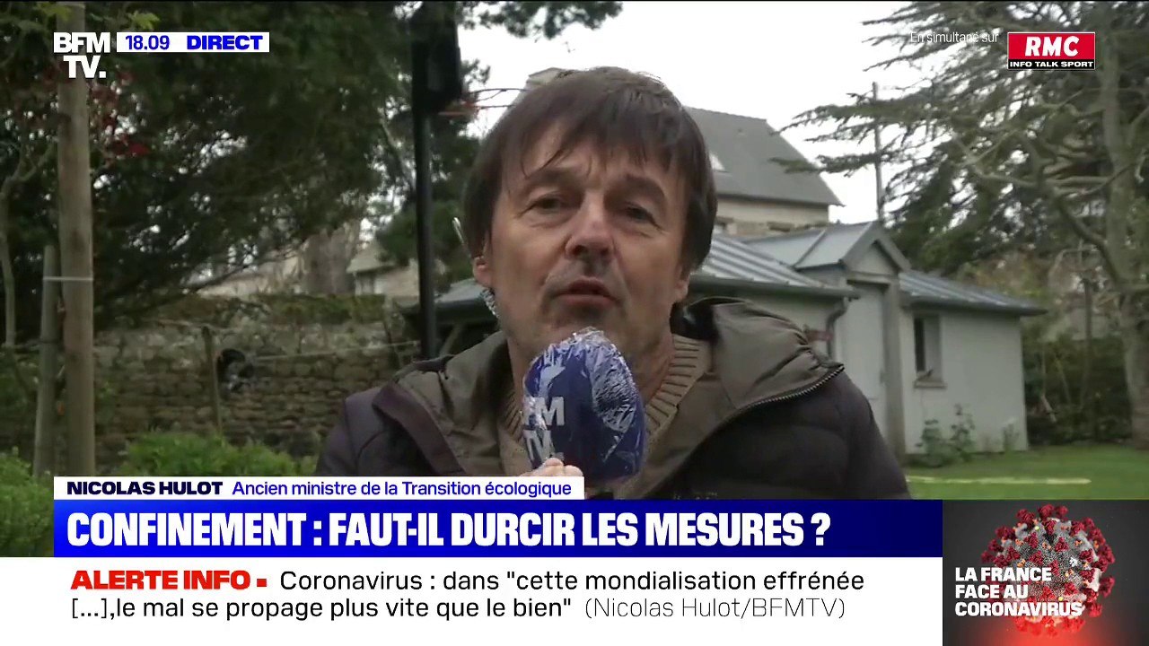 Nicolas Hulot: "On découvre brutalement que, pour beaucoup de ressources vitales, nous sommes dépendants d'autres pays"