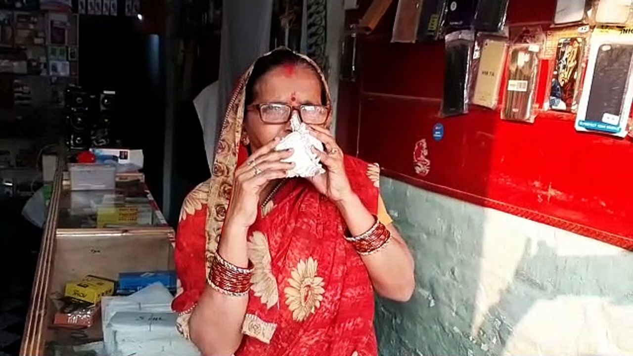 गोण्डा: शाम 5 बजे शंखनाद व थाली बजाकर किया जनता कर्फ्यू का समर्थन