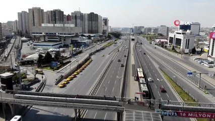 İstanbul'da trafik yoğunluğu tarihi değeri gördü