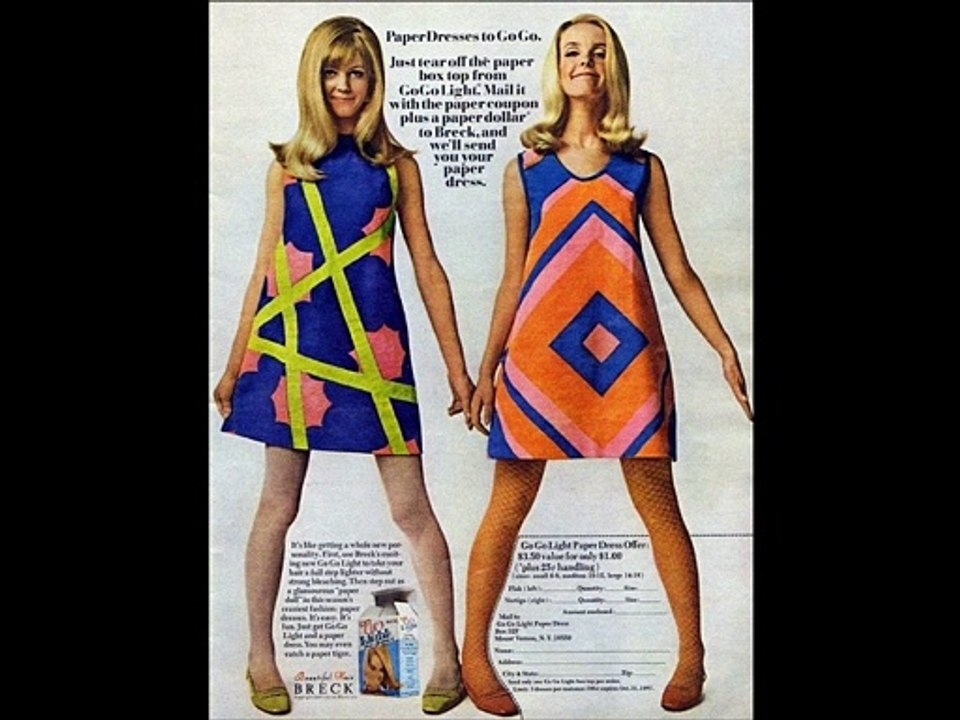 The Disposable Clothing: Hot Trend Paper Dress Was a Short-Lived Fashion Novelty Item in the Mid-1960s