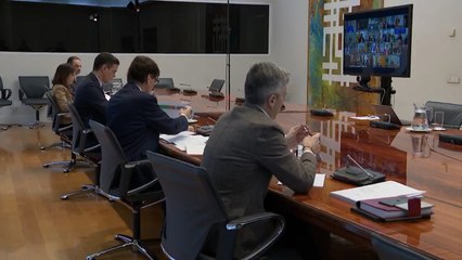 Sánchez pide prorrogar el estado de alarma a los partidos y presidentes