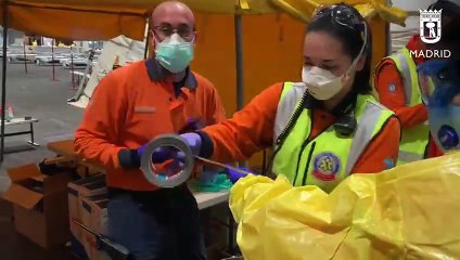 Así funciona por dentro el hospital de campaña puesto en marcha en Ifema en 18 horas