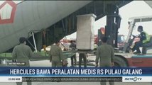 Pesawat Hercules Bawa Peralatan Medis ke RS Pulau Galang