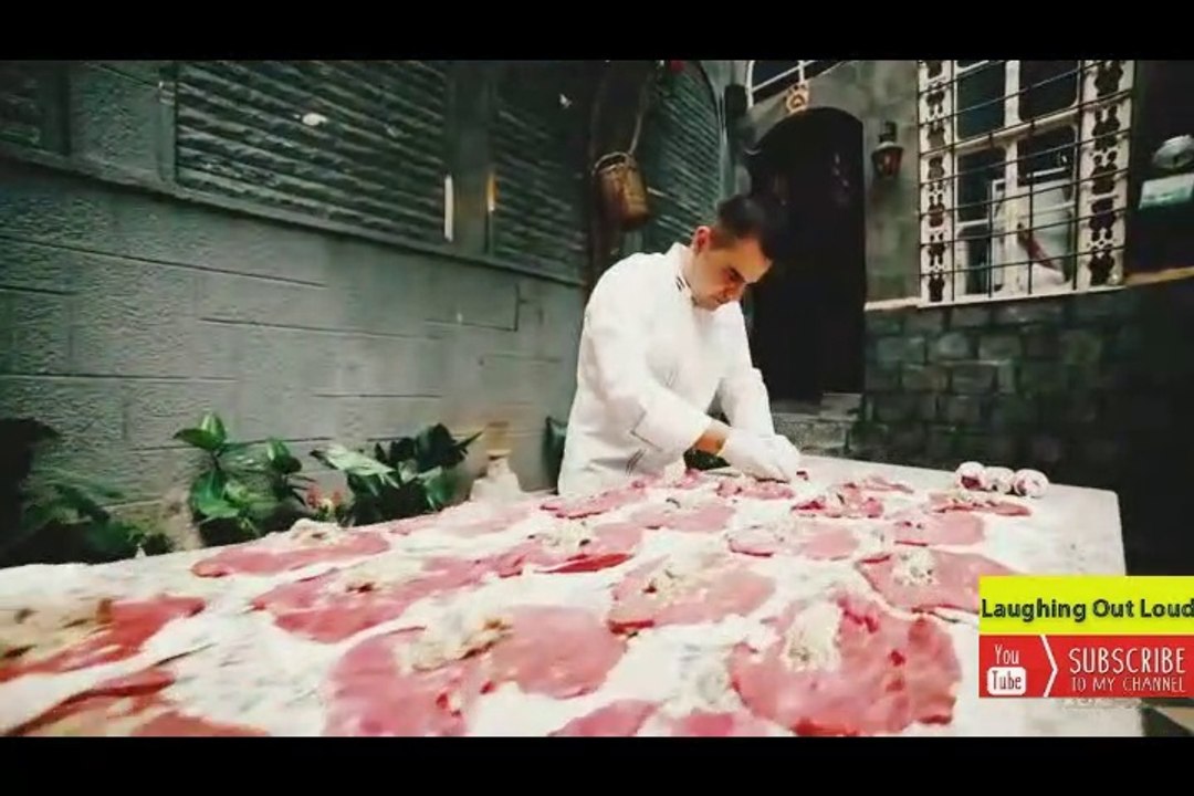 Syrian Cheff Mahmood Ifranjif Cook Delicious Lamb || A Syrian Chef Dream||