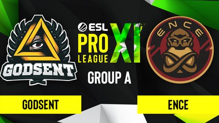 CSGO - ENCE vs. GODSENT [Dust2] Map 3 - ESL Pro League Season 11 - Group A