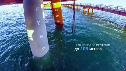 Construction du plus long pont d'europe par la Russie en Crimée !