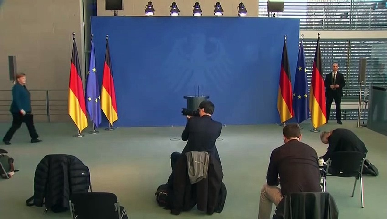 Angela Merkel em quarentena