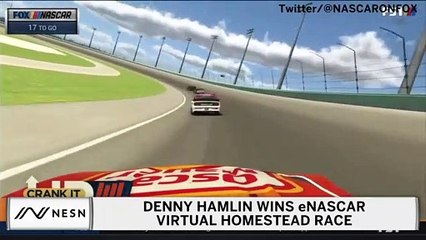 Denny Hamlin Wins First eNASCAR Pro Invitational Series Race