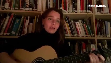 Nil Karaibrahimgil'den "karantina" şarkısı: Dünyayı bir virüs mü ne sarmış, öldürürmüş hiç şakası yokmuş