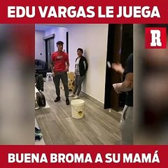 La broma de Edu Vargas a su mamá