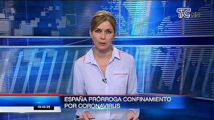 Gobierno español extiende confinamiento por coronavirus