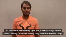 Nadal sends message of support to Spain's emergency services during coronavirus pandemic