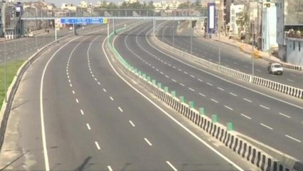 Télécharger la video: Deserted roads as India observed Janta Curfew on Sunday